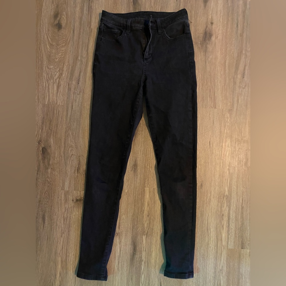 Arizona Jeans Skinny Pants Black Juniors’ Women’s